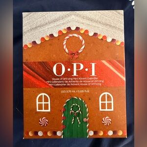 OPI Festive Gingerbread Advent Calendar with Red and Green